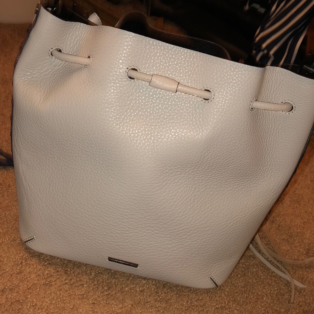 Studded Off white bucket bag Rebecca minkoff